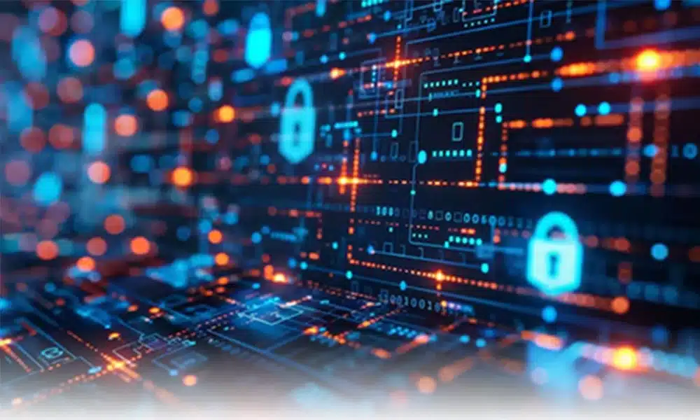 Cyber security specialist monitoring systems